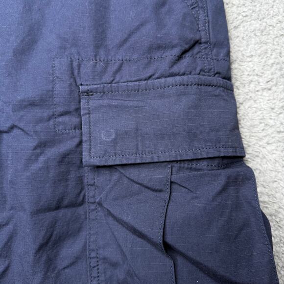 Levis Cargo Shorts Mens Size 38 Two Horse Levi Strauss Blue Outdoor Waterless - Picture 8 of 14